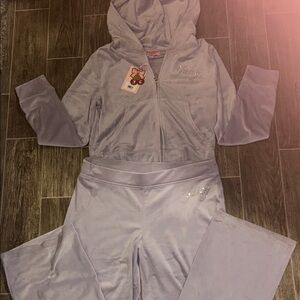 Juicy Couture Lavender haze tracksuit. Jacket and pants included